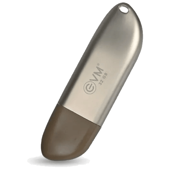 EVM EnStore 32GB Metal USB 3.2 Pendrive – High-Speed Data Transfer, Durable Metal Casing, 10-Year Warranty