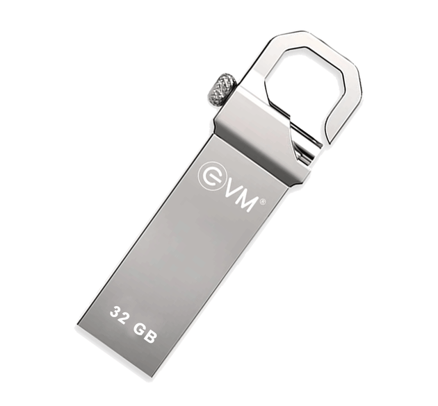 EVM EnStore 32GB USB 2.0 Metal Pen Drive - Ample Storage & Durability