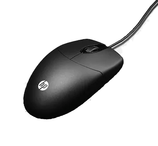 HP M050 Wired Optical Mouse – 1000 DPI, Ergonomic Design, 3 Buttons, USB 2.0 – Black